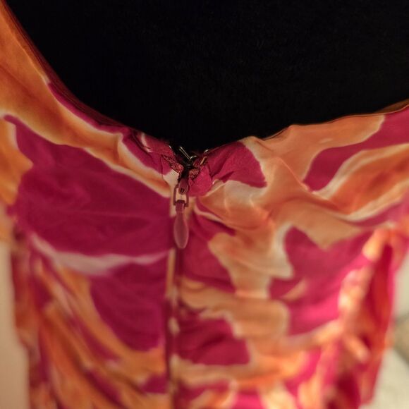 Ulla Johnson Lali Handmade 100% Silk Gown Dress Tigerlily Sz 6 One Shoulder Maxi - Picture 14 of 16